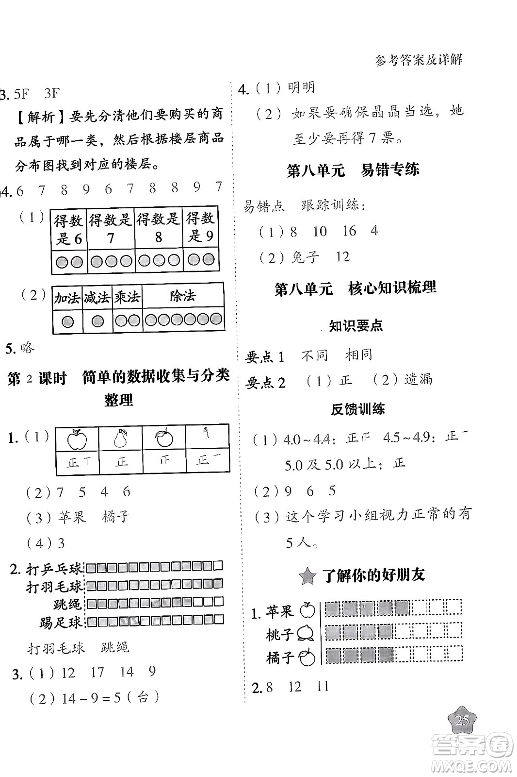 西安出版社2024年春黃岡隨堂練二年級數(shù)學下冊蘇教版答案