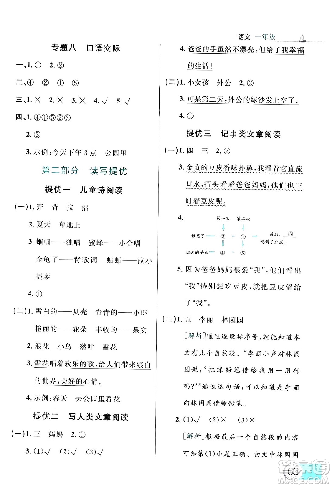 延邊大學(xué)出版社2024年品至教育假期復(fù)習(xí)計(jì)劃暑假一年級(jí)語(yǔ)文人教版答案