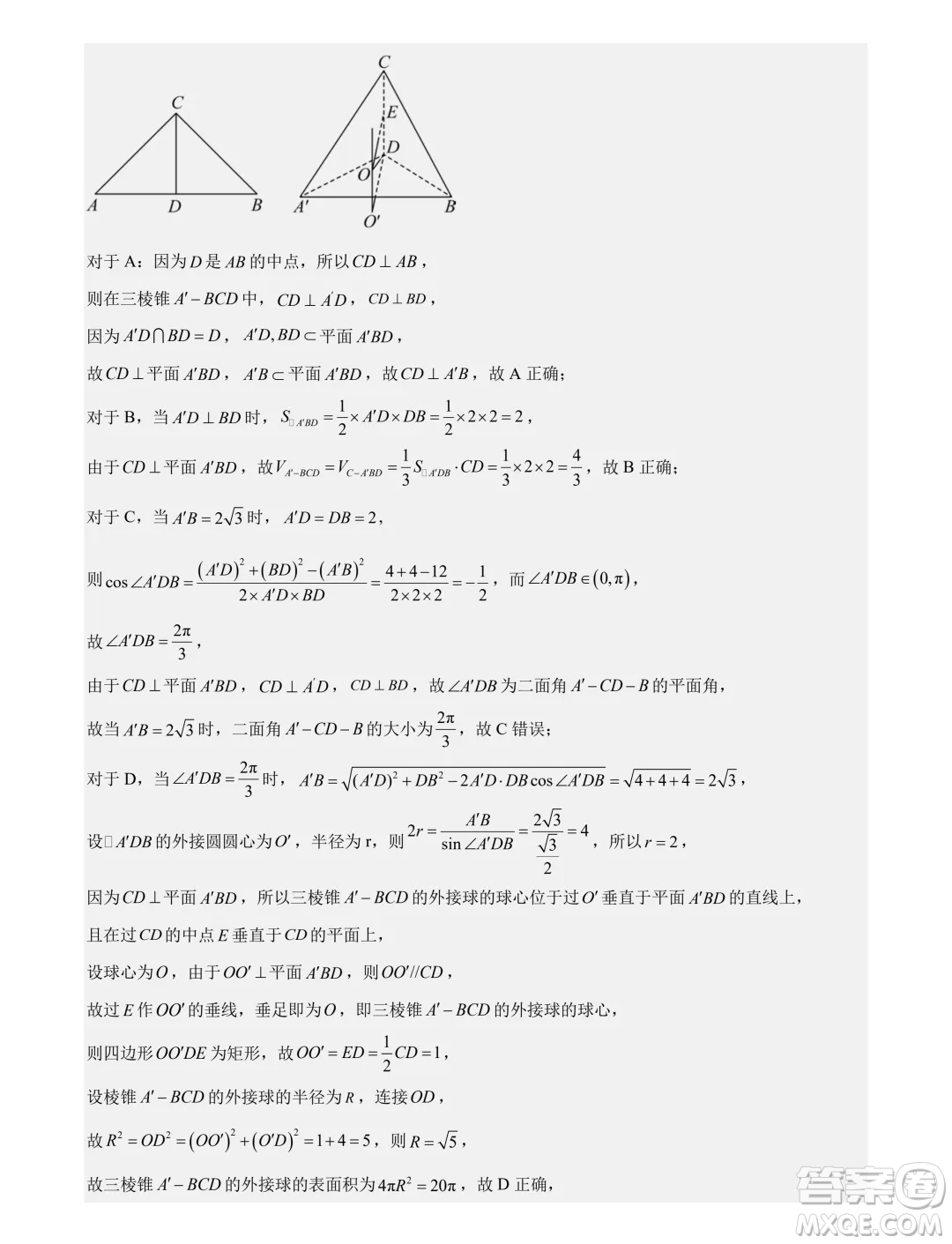 福建省部分學校2024年高一下學期聯(lián)合測評數(shù)學試卷答案