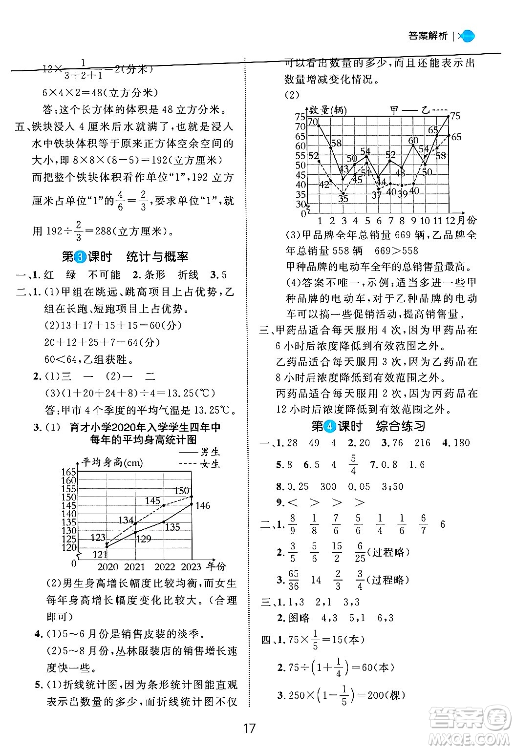 延邊大學(xué)出版社2024年秋細(xì)解巧練五年級(jí)數(shù)學(xué)上冊(cè)青島版答案