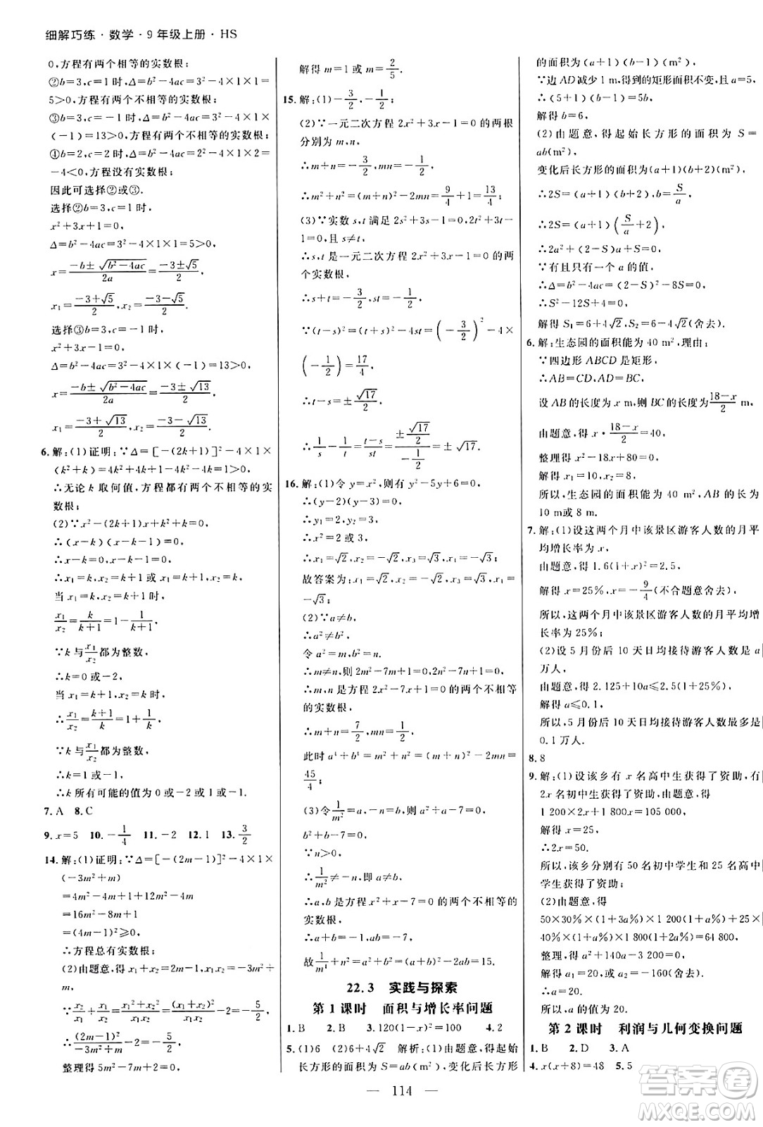 延邊大學(xué)出版社2024年秋細解巧練九年級數(shù)學(xué)上冊華師版答案