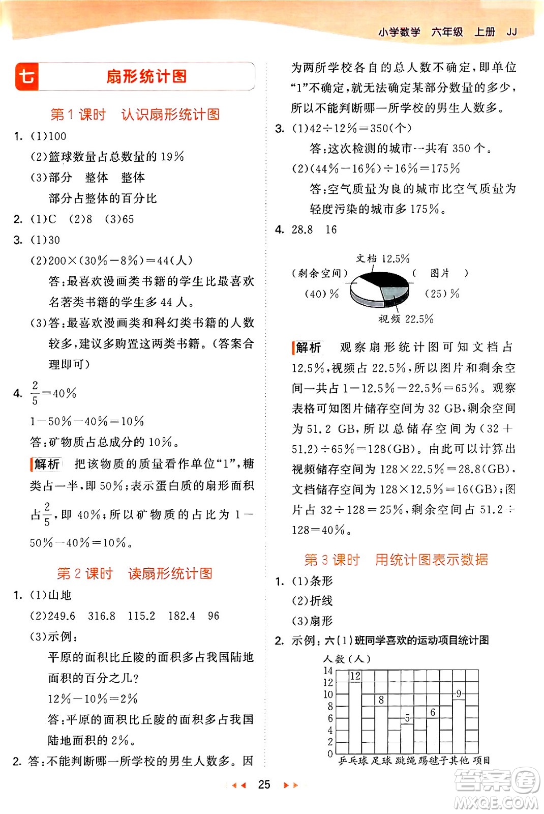 西安出版社2024年秋53天天練六年級數(shù)學上冊冀教版答案