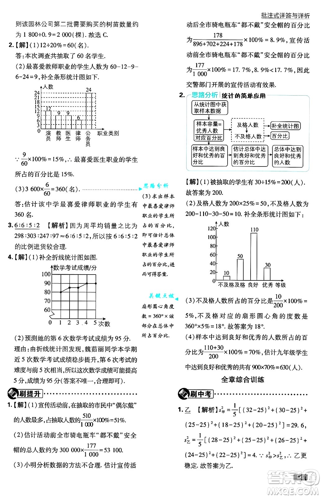 開明出版社2025屆初中必刷題拔尖提優(yōu)訓(xùn)練九年級數(shù)學(xué)上冊湘教版答案