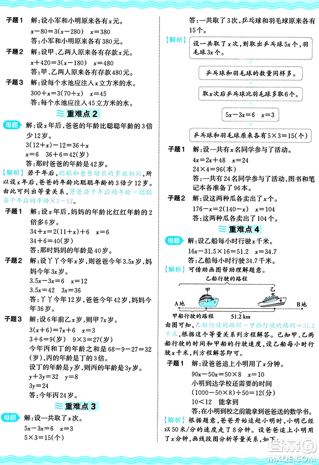 江西人民出版社2024年秋王朝霞培優(yōu)100分五年級(jí)數(shù)學(xué)上冊(cè)冀教版答案