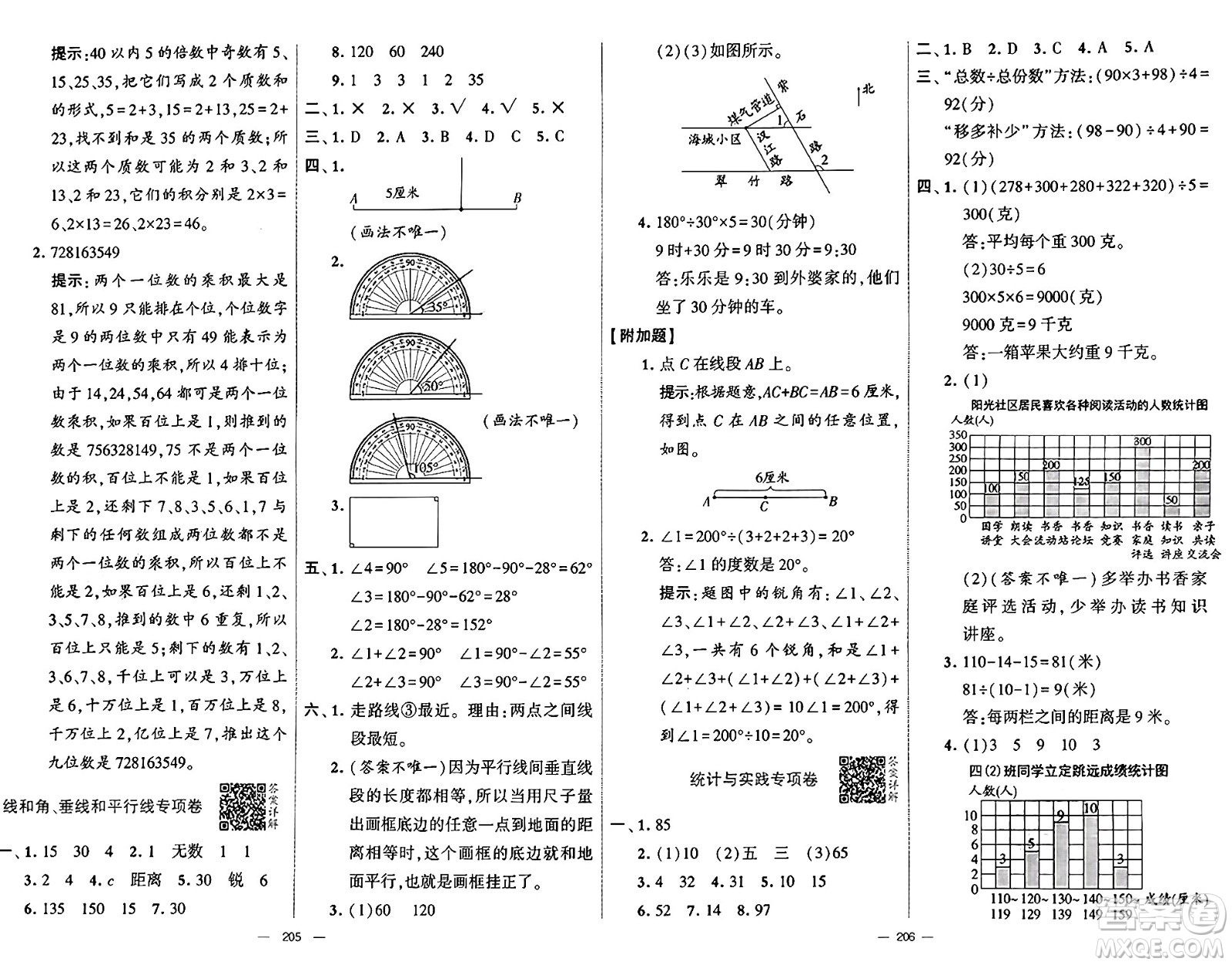 河海大學出版社2024年秋學霸提優(yōu)大試卷四年級數(shù)學上冊冀教版答案