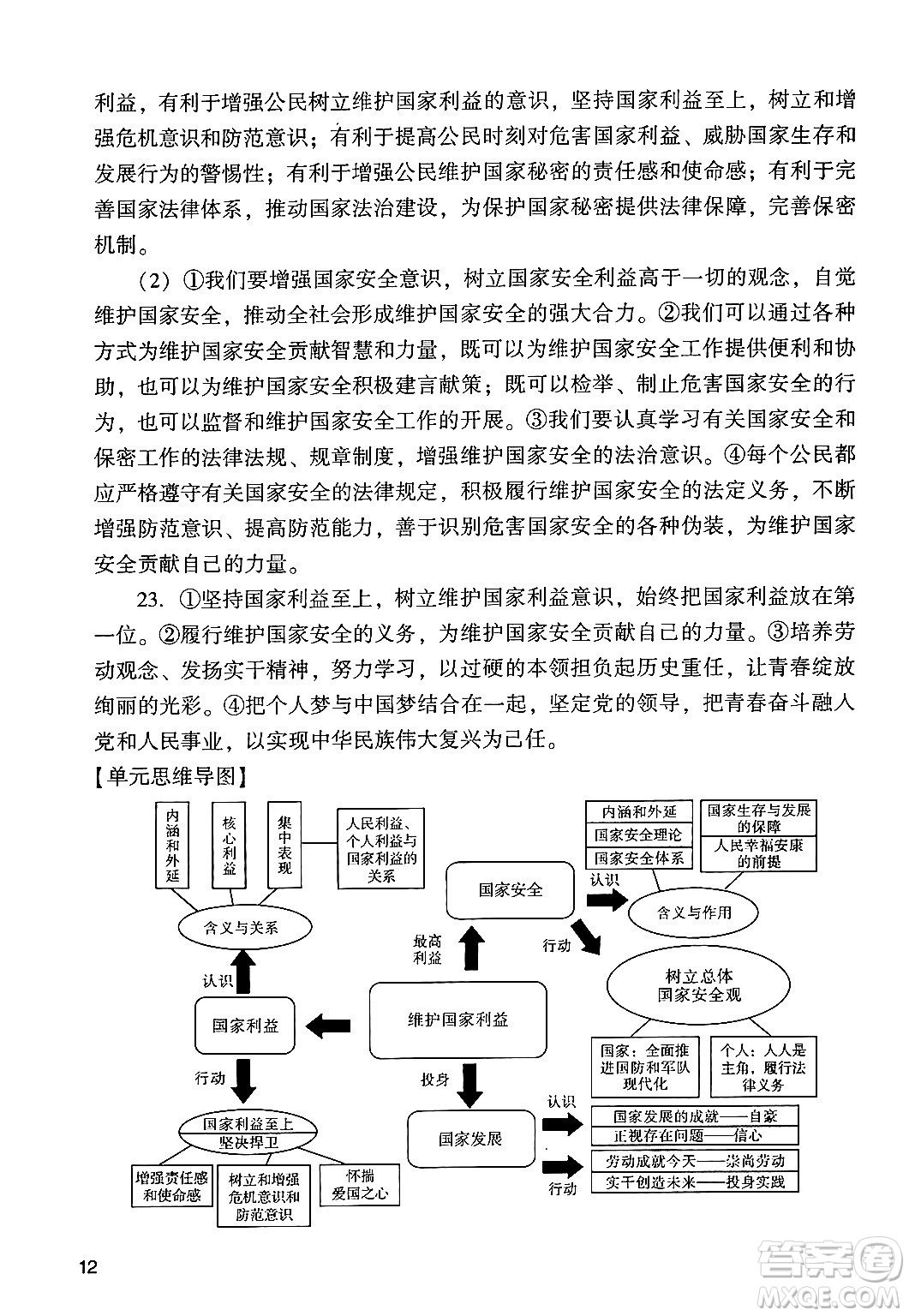 廣州出版社2024年秋陽光學業(yè)評價八年級道德與法治上冊人教版答案