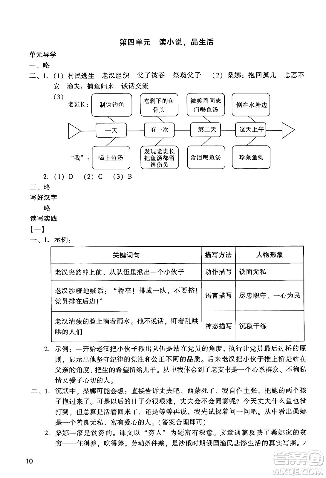 廣州出版社2024年秋陽光學(xué)業(yè)評價六年級語文上冊人教版答案