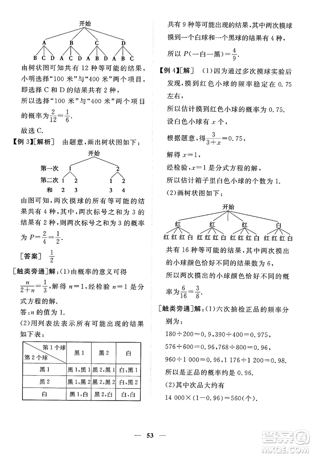 青海人民出版社2024年秋新坐標(biāo)同步練習(xí)九年級數(shù)學(xué)上冊人教版青海專版答案