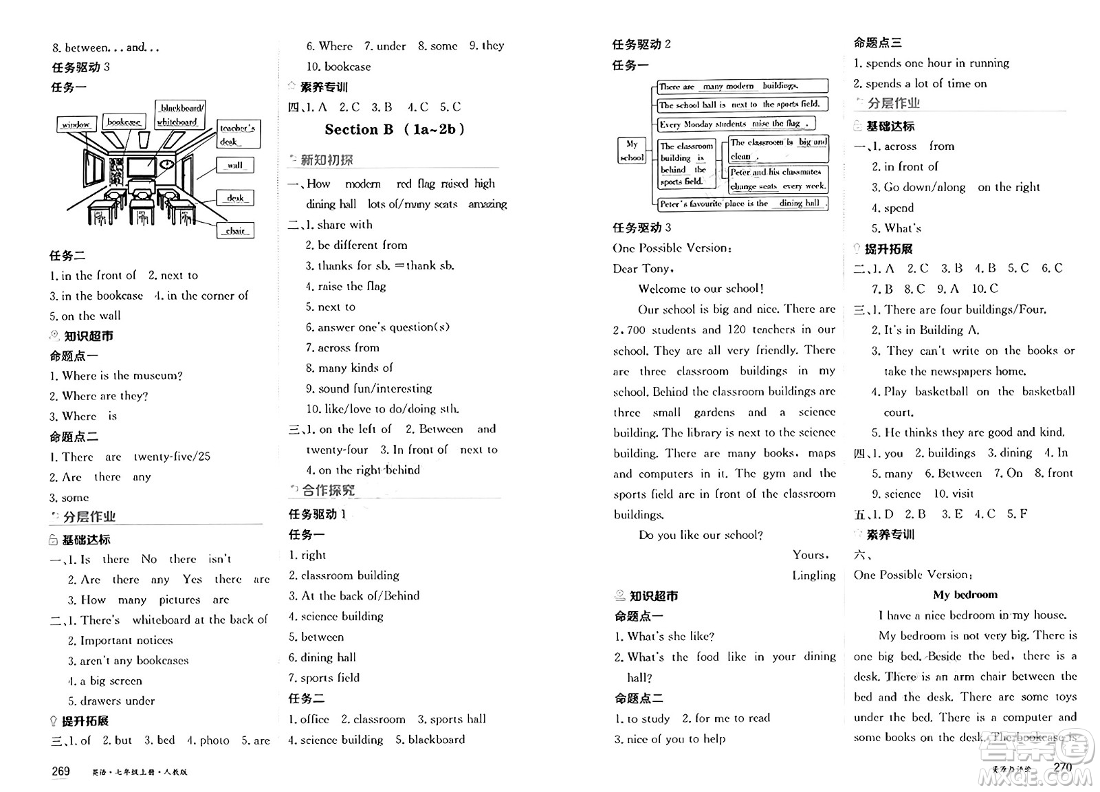 黑龍江教育出版社2024年秋資源與評(píng)價(jià)七年級(jí)英語(yǔ)上冊(cè)人教版黑龍江專(zhuān)版答案