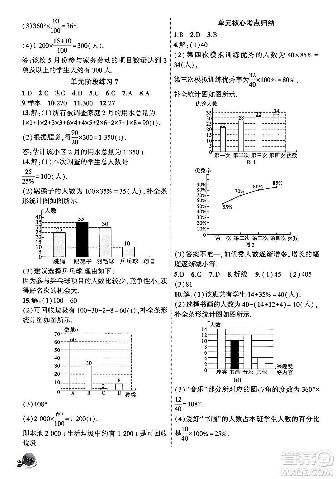 安徽大學(xué)出版社2024年秋創(chuàng)新課堂創(chuàng)新作業(yè)本七年級數(shù)學(xué)上冊滬科版答案