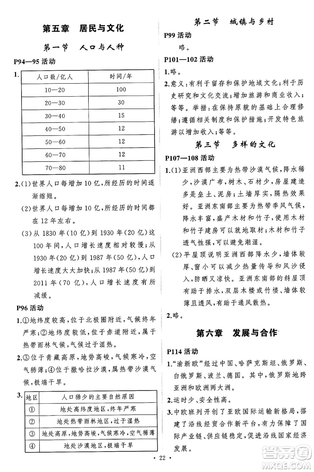 長(zhǎng)江出版社2024年秋狀元成才路創(chuàng)優(yōu)作業(yè)七年級(jí)地理上冊(cè)人教版答案