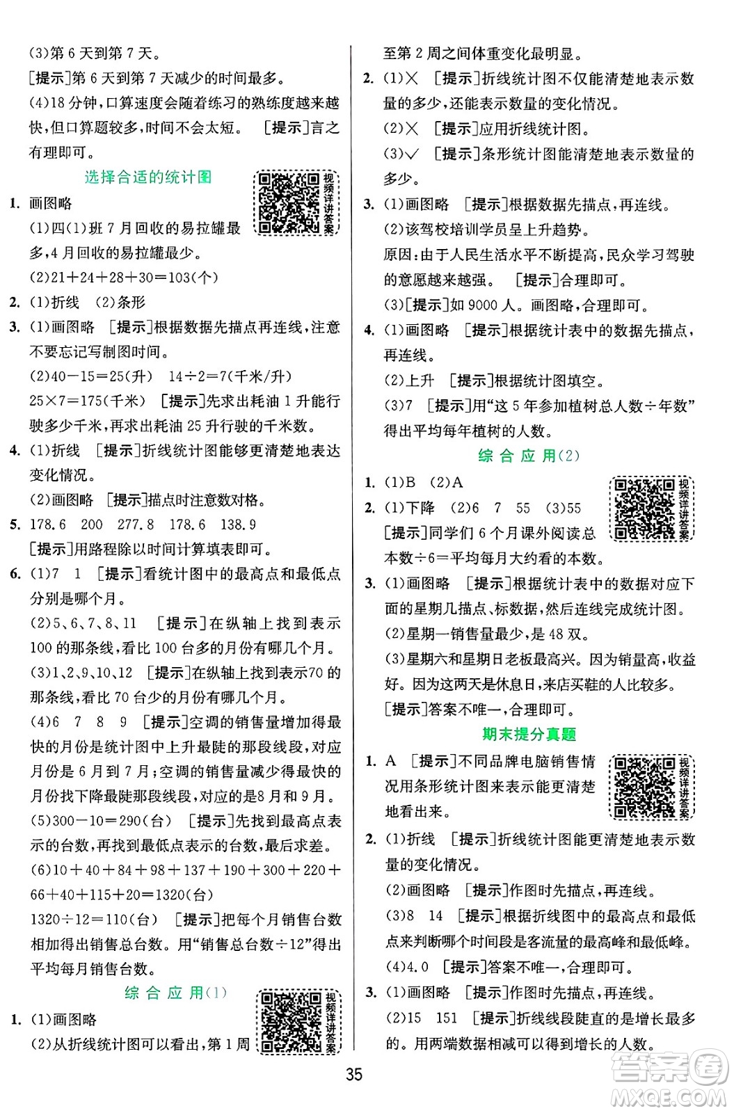 江蘇人民出版社2024年秋春雨教育實驗班提優(yōu)訓(xùn)練五年級數(shù)學(xué)上冊青島版山東專版答案