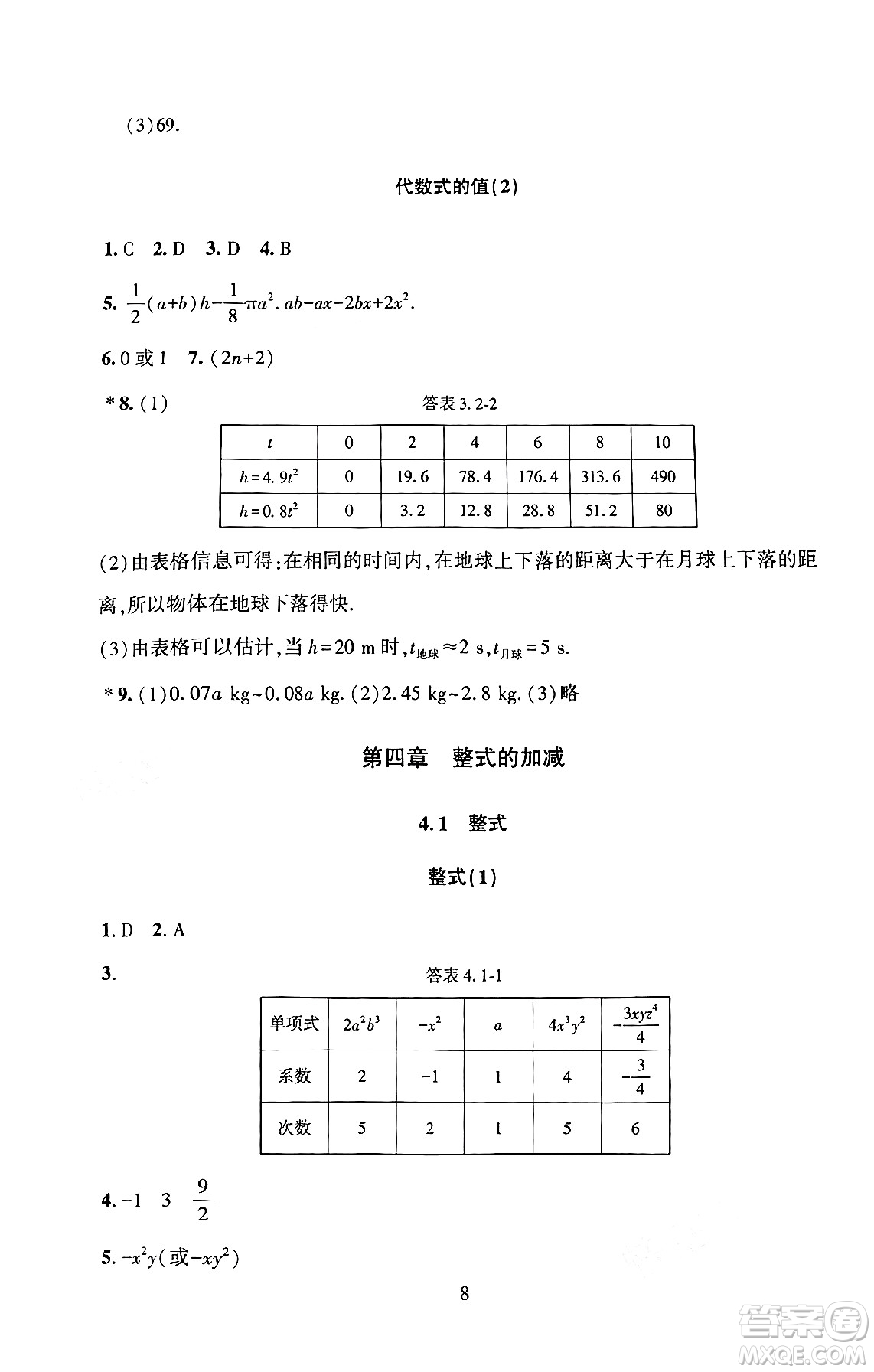 北京師范大學(xué)出版社2024年秋京師普教伴你學(xué)同步學(xué)習(xí)手冊(cè)七年級(jí)數(shù)學(xué)上冊(cè)人教版答案