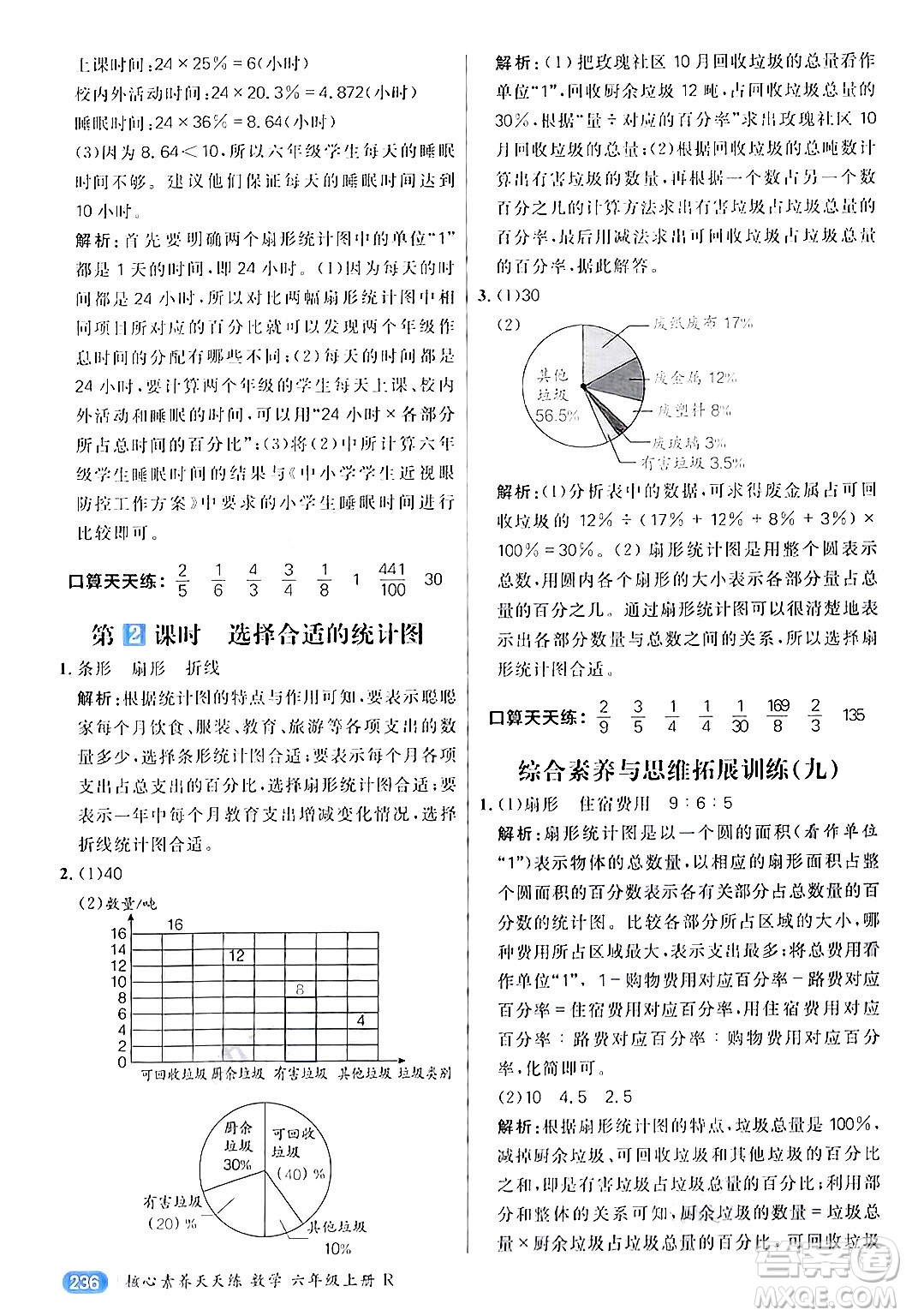 南方出版社2024秋學(xué)緣教育核心素養(yǎng)天天練六年級(jí)數(shù)學(xué)上冊(cè)人教版答案