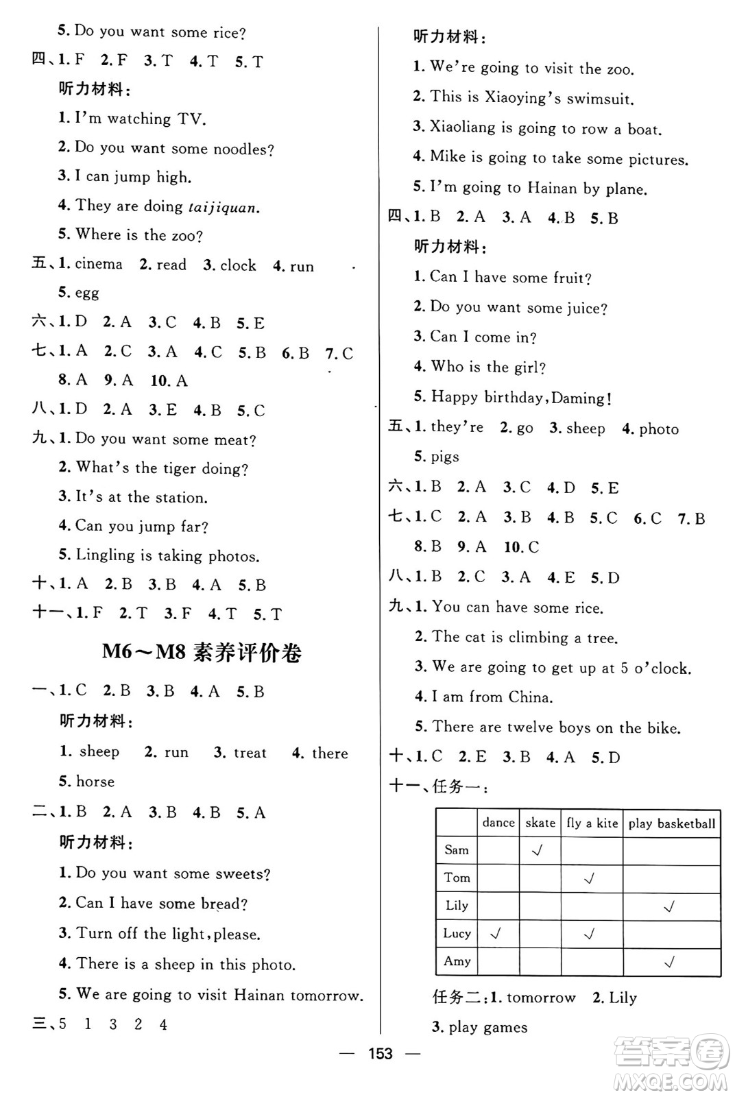 南方出版社2024秋學(xué)緣教育核心素養(yǎng)天天練四年級(jí)英語(yǔ)上冊(cè)外研版答案