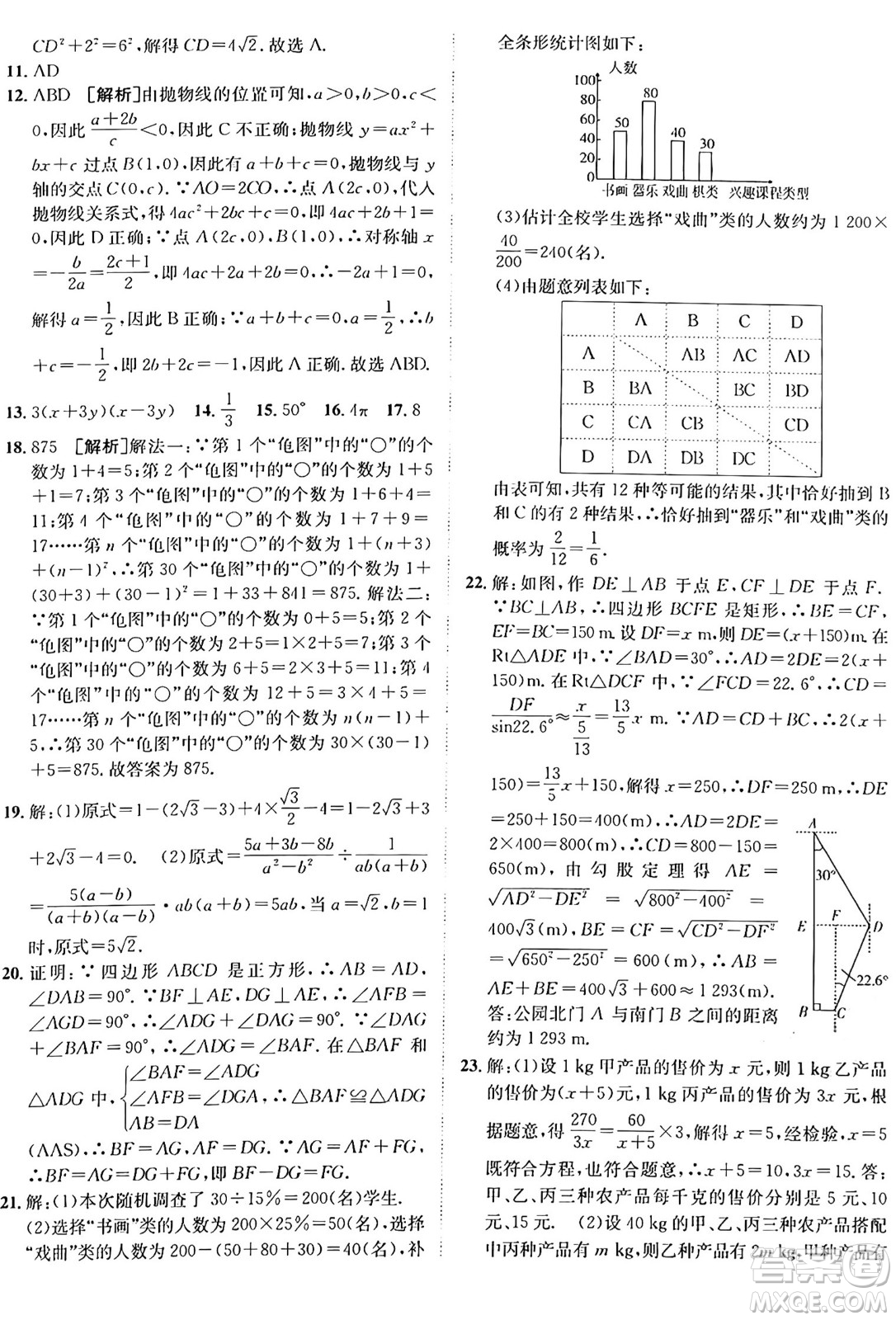 新疆青少年出版社2025年秋神龍教育期末考向標(biāo)全程跟蹤突破測試卷九年級數(shù)學(xué)全一冊青島版答案