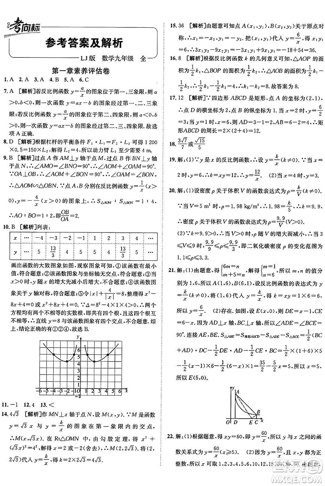 新疆青少年出版社2025年秋神龍教育期末考向標(biāo)全程跟蹤突破測試卷九年級數(shù)學(xué)全一冊魯教版答案